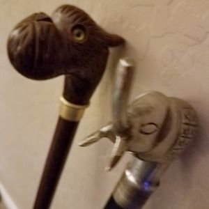 Elephant walking cane